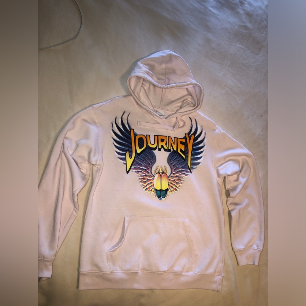 PREOWNED JOURNEY VINTAGE SZ M pinkish Hoodie Sweater